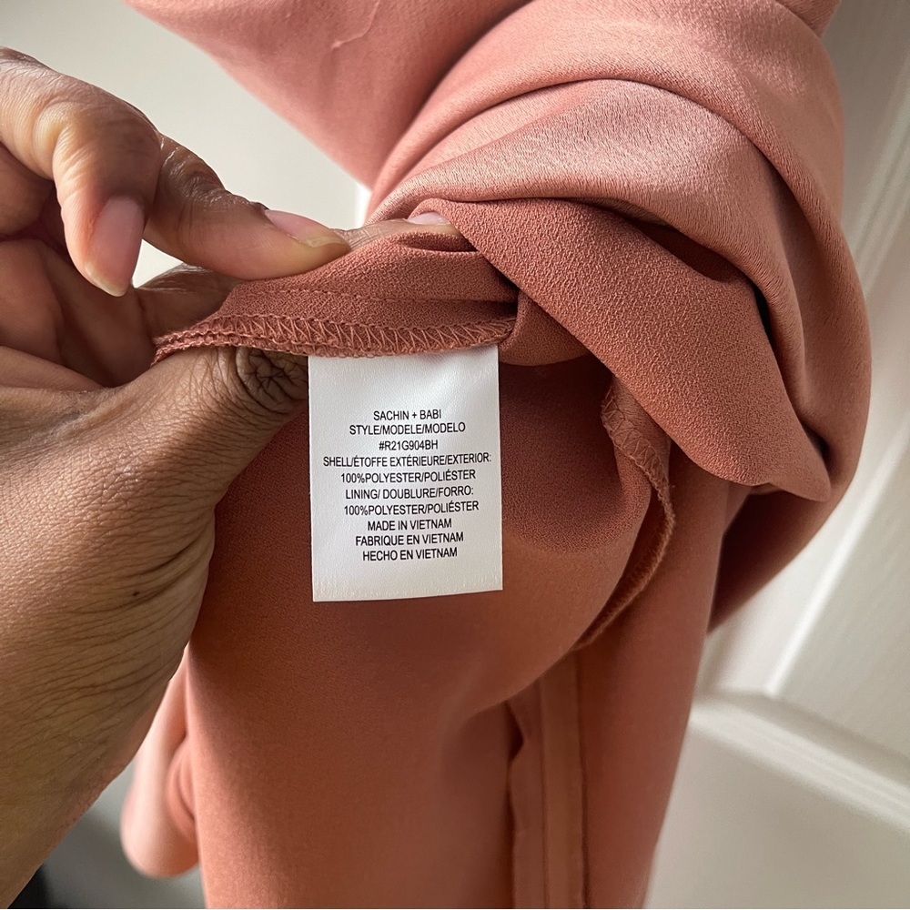 Sachin + Babi Cali Satin Midi Dress - Picture 12 of 12